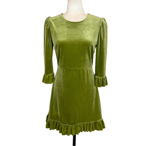 forever 21 green velvet dress | Dresses | Midi Bodycon Midi dress